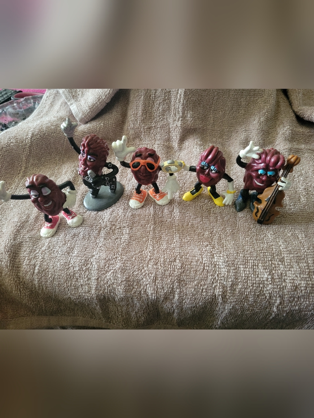 Set Of 5 Vintage California Raisins